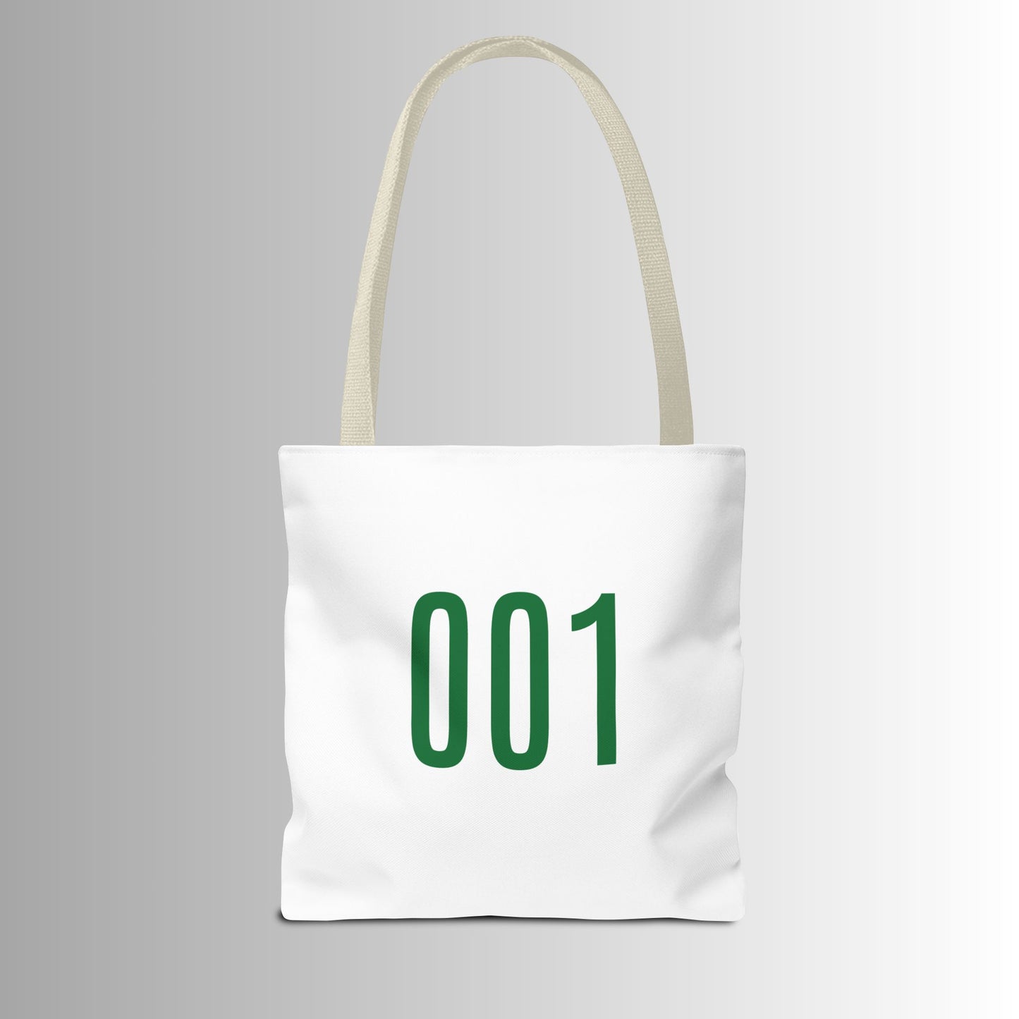 Squidgame Logo Tote Bag with Number 001