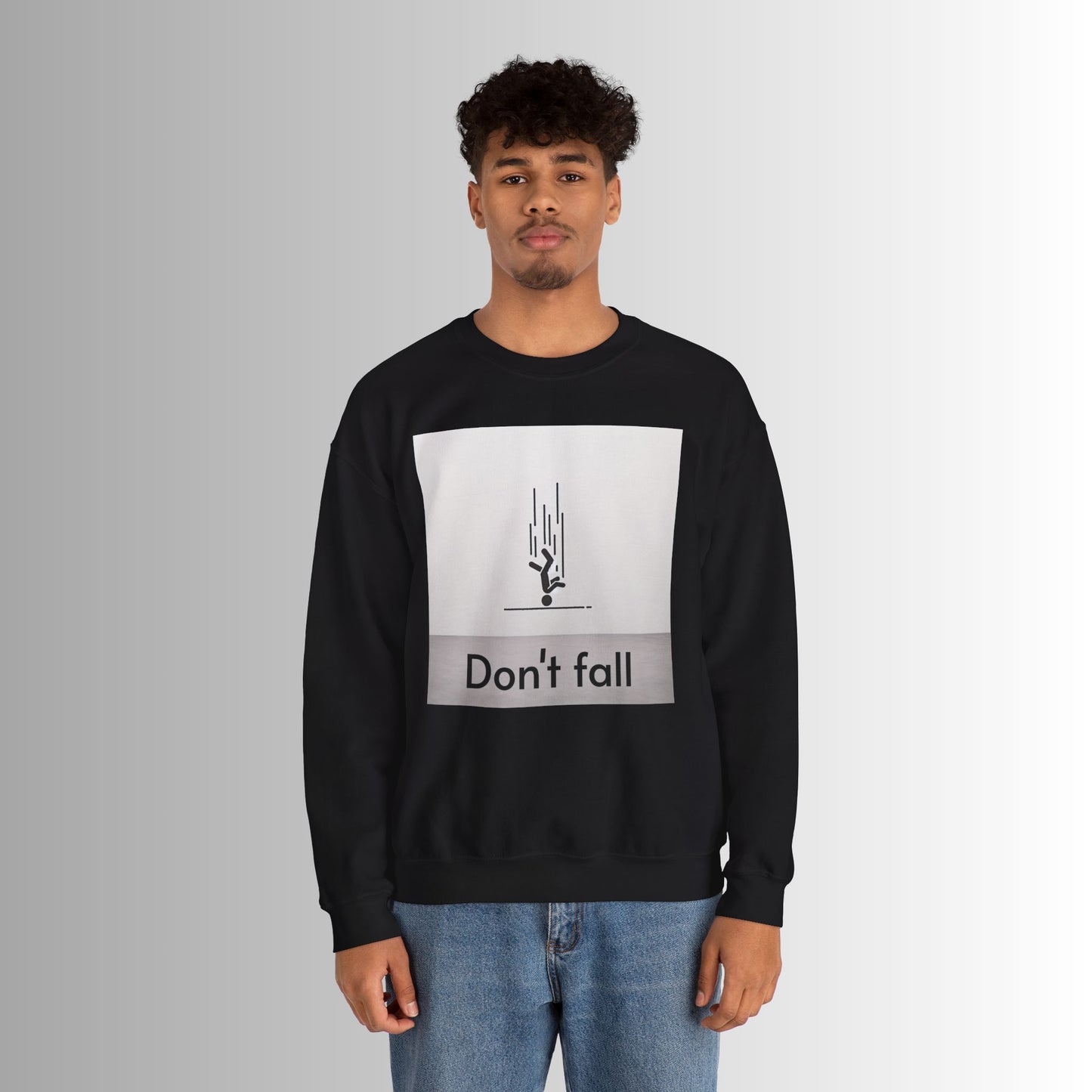 Sweatshirt - Don't Fall Graphic Print