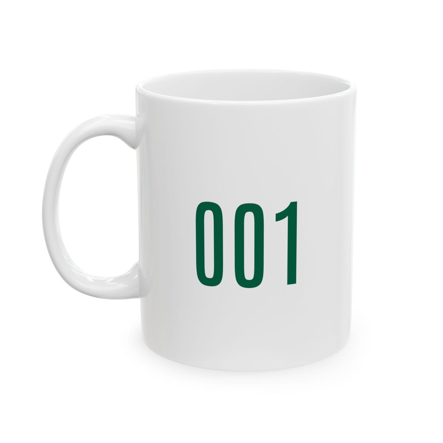 Ceramic Mug - Squidgame Logo with Number 001