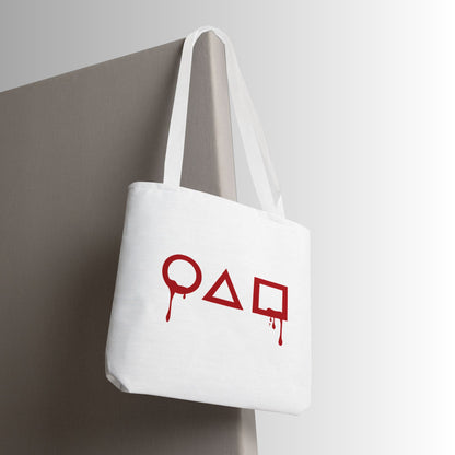 Squidgame Logo Tote Bag with Number 001