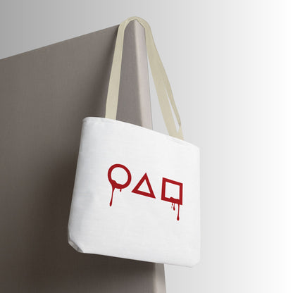 Squidgame Logo Tote Bag with Number 001